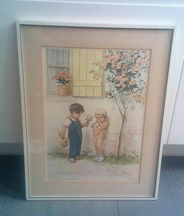 Emotion Georges Redon ingelijst Kunsthandel gebroeders Koch beschikbaar voor biedingen