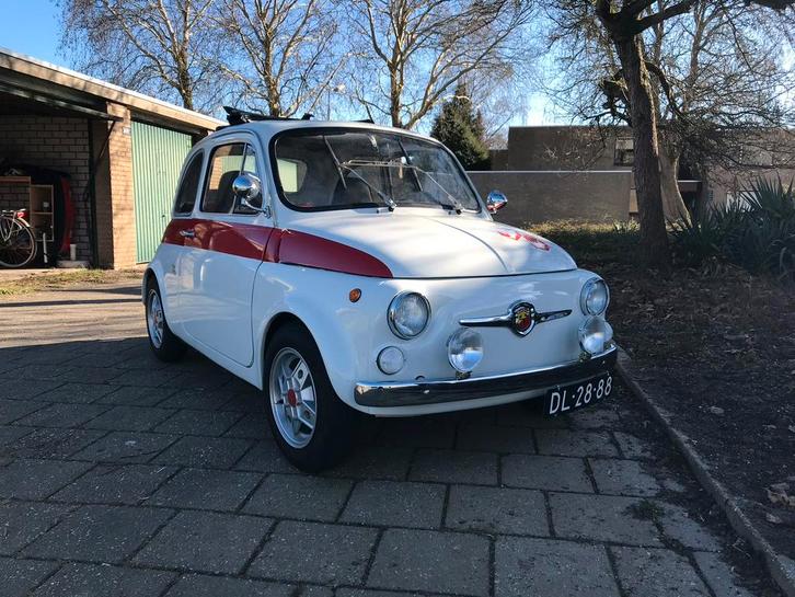 Fiat 500 (Abarth 595 replica), Auto's, Fiat, Particulier, Benzine, Overige carrosserieën, Handgeschakeld, Geïmporteerd, Wit, Overige kleuren