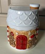 Koekpot voorraadpot cookie jar peperkoekhuis zie tekst, Diversen, Kerst, Ophalen of Verzenden