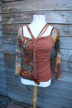 Tuniek bruin/ kleur Save the Queen mt L Vaste prijs, Kleding | Dames, Bruin, Maat 42/44 (L), Zo goed als nieuw, Save the Queen