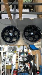 18” Originele BMW F30-31-32 F10-11 Velgen Zwart met Blauw, 18 inch, Velg(en), Nieuw, Ophalen of Verzenden