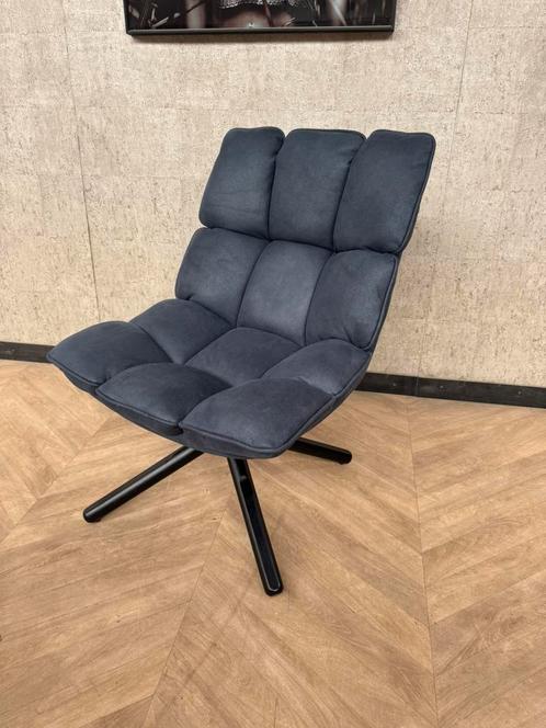 Eleonora fauteuil Daan touareg donker blauw * nieuw, Huis en Inrichting, Fauteuils, Nieuw, Ophalen of Verzenden