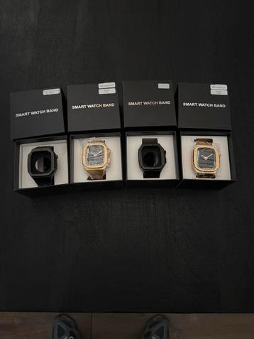 Koopje : 4 nieuwe volledige covers Apple Watch 8 (45mm). beschikbaar voor biedingen