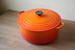 Le creuset gietijzeren stoofpot 30 cm, Huis en Inrichting, Keuken | Potten en Pannen, Ophalen of Verzenden, Gebruikt, Gietijzer