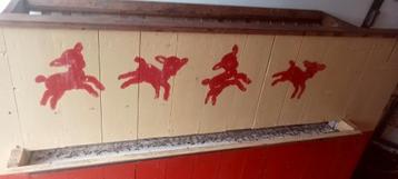 Combi feeder ruif/ ezel lama schaap geit pony kalf/ lammeren beschikbaar voor biedingen