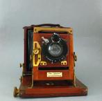 Antieken houten reis camera. THE “AURORA”, Ophalen of Verzenden, Voor 1940, Fototoestel