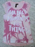 D-Zine Jeans singlet shirt roze maat 116, Kinderen en Baby's, Kinderkleding | Maat 116, Meisje, D-Zine, Ophalen of Verzenden, Zo goed als nieuw