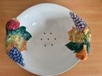 Fuitschaal met onder bord, Ophalen of Verzenden
