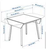 IKEA Klaptafel - Handig en ruimtebesparend!, Ophalen, In hoogte verstelbaar, Gebruikt, Bureau