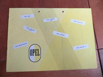 Zeldzame folder Opel programma 1959 -1960 beschikbaar voor biedingen
