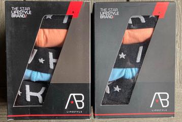 6 nieuwe AB Lifestyle Boxers - Nieuw in doos maat M beschikbaar voor biedingen