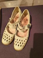 Rieker zomerschoenen met gaatjes maat 40, Wit, Gedragen, Rieker, Sandalen of Muiltjes