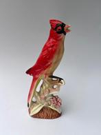 Vintage  keramiek beeldje van Rode Kardinaal vogel, Ophalen of Verzenden