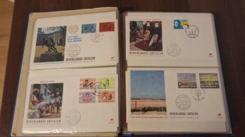 Album Eerste Dag Enveloppen Nederlanse Antillen beschikbaar voor biedingen