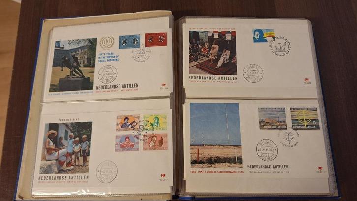 Album Eerste Dag Enveloppen Nederlanse Antillen, Postzegels en Munten, Postzegels | Eerstedagenveloppen, Nederland, Ophalen of Verzenden