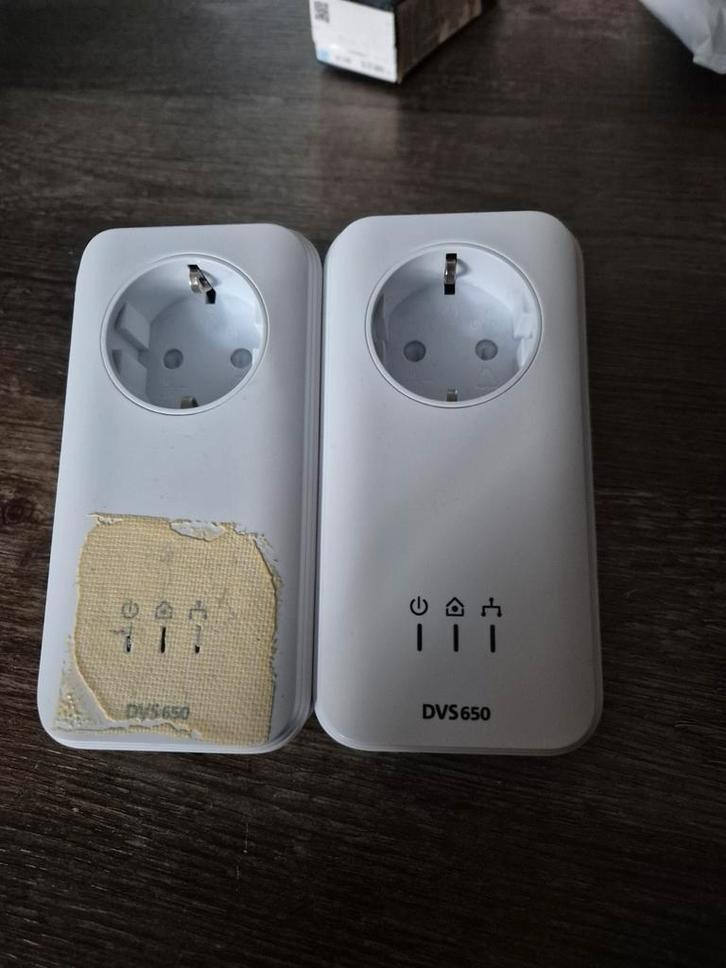 DVS 650 Powerline Adapter Set, Computers en Software, Powerlines, Gebruikt, Ophalen of Verzenden