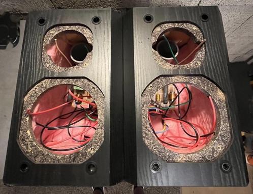 JM Lab Micron Bi-Amp/Bi-Wiring LEGE BOXEN!, Audio, Tv en Foto, Luidsprekers, Gebruikt, Front, Rear of Stereo speakers, 120 watt of meer