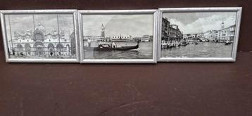 Drieluik Foto's Venetië 1950 beschikbaar voor biedingen