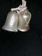 2x RiverDale glazen kerst klokken, Diversen, Kerst, Ophalen of Verzenden