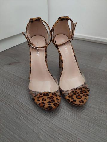Nieuwe panter print pumps, hakken maat 38 beschikbaar voor biedingen