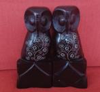 Set Uiltjes (Boekensteunen), speksteen (15cm), Ophalen of Verzenden, Gebruikt, Dier