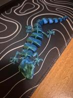 3D Geprinte Gekko - Groen/Blauw, Ophalen of Verzenden, Nieuw, Jongen of Meisje