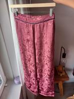 Saint Tropez broek pantalon XS dessin mauve rose 100%viscose, Kleding | Dames, Broeken en Pantalons, Lang, Maat 34 (XS) of kleiner