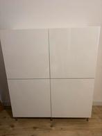 Kast IKEA besta 120x120 hoogglans wit deurtjes, Ophalen of Verzenden, Zo goed als nieuw