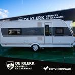 Hobby PRESTIGE 560 LU (bj 2019), Caravans en Kamperen, Caravans, Hobby, 7 tot 8 meter, Bedrijf, Kachel