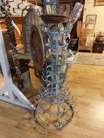 Frans flessenrek tuinrek zinken rek, Antiek en Kunst, Curiosa en Brocante, Ophalen of Verzenden