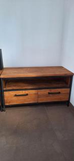 Romaro Tv-meubel Teak 100cm, Ophalen, Teakhout, 50 tot 100 cm, Zo goed als nieuw