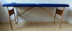 Complete inklapbare massagetafel met tas, Sport en Fitness, Massageproducten, Ophalen, Zo goed als nieuw, Massagetafel
