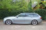 BMW 5-serie Touring 535d High Exe M-pakket/panoramadak/camer, Auto's, BMW, Te koop, Zilver of Grijs, Geïmporteerd, 5 stoelen