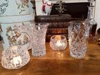 *** Kerstmis*** Vier puntgave kristallen vazen, Antiek en Kunst, Ophalen of Verzenden