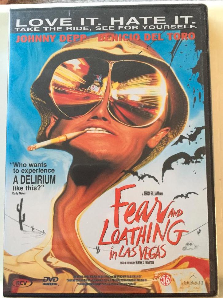 Fear and Loathing in Las Vegas, Cd's en Dvd's, Dvd's | Drama, Zo goed als nieuw, Drama, Vanaf 16 jaar, Ophalen of Verzenden