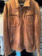 Camp David Nappa Leren Jas 56/58 heren, Kleding | Heren, Bruin, Maat 56/58 (XL), Ophalen of Verzenden, Zo goed als nieuw
