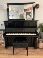 Zwarte piano - klinkt mooi! Inclusief piano kruk, Muziek en Instrumenten, Piano's, Ophalen, Gebruikt, Zwart, Piano