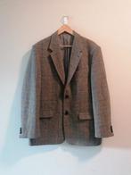 Harris Tweed Jas - Handgeweven Scheerwol - Maat L, Maat 52/54 (L), Harris Tweed, Bruin, Ophalen of Verzenden