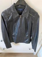 Red Button Zwart Lederlook Jasje - Maat M, Kleding | Dames, Jasjes, Kostuums en Pakken, Maat 38/40 (M), Zwart, Ophalen of Verzenden