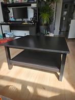 Ikea Hemnes Zwarte Salontafel, Huis en Inrichting, Tafels | Salontafels, Ophalen, Gebruikt, 50 tot 100 cm, Vierkant