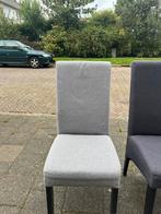 Eettafelstoelen 4 stuks, Gebruikt, Ophalen of Verzenden, Vier, Grijs