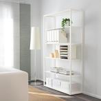 IKEA Fjälkinge stellingkast – met extra planken!, Ophalen, Gebruikt, 100 tot 150 cm, Metaal