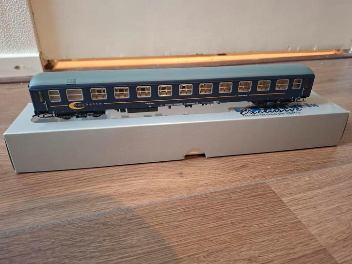 LS Models H0 44 001 Couchette Liegewagen Alpen Expres, Hobby en Vrije tijd, Modeltreinen | H0, Zo goed als nieuw, Wagon, Gelijkstroom