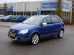 Volkswagen Polo 1.4-16V Cross Navi Airco, Voorwielaandrijving, 15 km/l, Gebruikt, Blauw