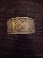 Antieke Berber Messing Manchetarmband - Marokko, Ophalen of Verzenden, Gebruikt, Goud, Overige materialen