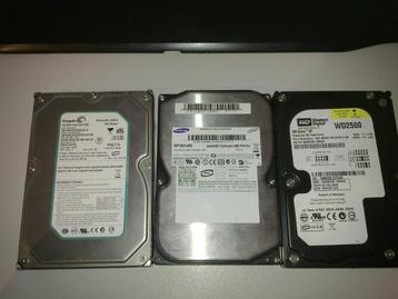 Grote retro vintage IDE harde schijven Seagate WD Samsung beschikbaar voor biedingen