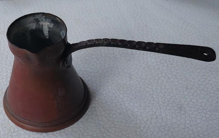 Vintage Koperen Koffiepotje, Antiek en Kunst, Antiek | Koper en Brons, Koper, Ophalen of Verzenden