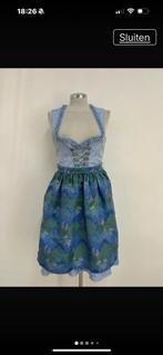 Oktoberfeest Nockstein Dirndl Jurk Maat M 38 blue, Maat 38/40 (M), Overige typen, Blauw, Ophalen of Verzenden