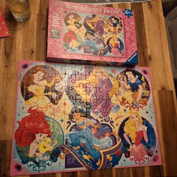 Disney Prinsessen Puzzel - 100 Stukjes beschikbaar voor biedingen