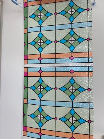 Raamfolie sfeervol!!  Warme kleuren. beschikbaar voor biedingen